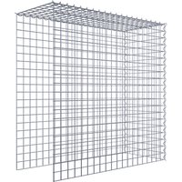 Gabiona Gabione, silbergrau, Maschenweite 5 cm x 5 cm, Spirale – silberfarben Gabiona Gabione, silbergrau, Maschenweite 5 cm x 5 cm, Spirale – silberfarben