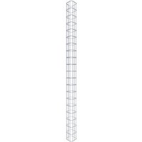 Gabiona Gabionensäule, silbergrau, BxTxH: 17 x 17 x 200 cm, Maschenweite 5 x 10 cm – silberfarben Rabatt: 20 % Gabiona Gabionensäule, silbergrau, BxTxH: 17 x 17 x 200 cm, Maschenweite 5 x 10 cm – silberfarben Rabatt: 20 %