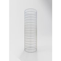 Gabiona Gabionensäule, silbergrau, Maschenweite 5 cm x 10 cm – silberfarben Gabiona Gabionensäule, silbergrau, Maschenweite 5 cm x 10 cm – silberfarben