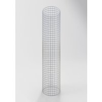 Gabiona Gabionensäule, silbergrau, Maschenweite 5 cm x 5 cm – silberfarben Gabiona Gabionensäule, silbergrau, Maschenweite 5 cm x 5 cm – silberfarben