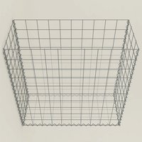 Gabiona Pflanzgabione, galvanisch verzinkter Stahl – silberfarben Gabiona Pflanzgabione, galvanisch verzinkter Stahl – silberfarben