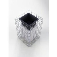 Gabiona Gabione, feuerverzinkter Stahl – silberfarben Gabiona Gabione, feuerverzinkter Stahl – silberfarben