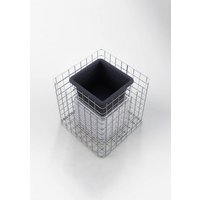 Gabiona Gabione, feuerverzinkter Stahl – silberfarben Gabiona Gabione, feuerverzinkter Stahl – silberfarben