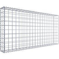 Gabiona Gabione, silbergrau, Maschenweite 10 cm x 10 cm, Spirale – silberfarben Gabiona Gabione, silbergrau, Maschenweite 10 cm x 10 cm, Spirale – silberfarben