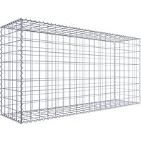 Gabiona Gabione, silbergrau, Maschenweite 10 cm x 10 cm, Spirale – silberfarben Gabiona Gabione, silbergrau, Maschenweite 10 cm x 10 cm, Spirale – silberfarben