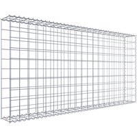 Gabiona Gabione, silbergrau, Maschenweite 10 cm x 10 cm, Spirale – silberfarben Gabiona Gabione, silbergrau, Maschenweite 10 cm x 10 cm, Spirale – silberfarben