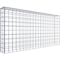 Gabiona Gabione, silbergrau, Maschenweite 10 cm x 10 cm, Spirale – silberfarben Gabiona Gabione, silbergrau, Maschenweite 10 cm x 10 cm, Spirale – silberfarben