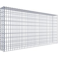 Gabiona Gabione, silbergrau, Maschenweite 5 cm x 10 cm, Spirale – silberfarben Gabiona Gabione, silbergrau, Maschenweite 5 cm x 10 cm, Spirale – silberfarben