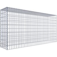 Gabiona Gabione, silbergrau, Maschenweite 5 cm x 10 cm, Spirale – silberfarben Gabiona Gabione, silbergrau, Maschenweite 5 cm x 10 cm, Spirale – silberfarben