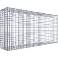 Gabiona Spiralgabione, LxHxT: 200 x 100 x 40 cm – silberfarben Gabiona Spiralgabione, LxHxT: 200 x 100 x 40 cm – silberfarben