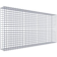 Gabiona Gabione, silbergrau, Maschenweite 5 cm x 5 cm, Spirale – silberfarben Gabiona Gabione, silbergrau, Maschenweite 5 cm x 5 cm, Spirale – silberfarben