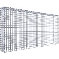 Gabiona Gabione, silbergrau, Maschenweite 5 cm x 5 cm, Spirale – silberfarben Gabiona Gabione, silbergrau, Maschenweite 5 cm x 5 cm, Spirale – silberfarben