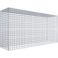 Gabiona Gabione, silbergrau, Maschenweite 5 cm x 5 cm, Spirale – silberfarben Gabiona Gabione, silbergrau, Maschenweite 5 cm x 5 cm, Spirale – silberfarben