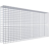 Gabiona Gabione, silbergrau, Maschenweite 5 cm x 5 cm, Spirale – silberfarben Gabiona Gabione, silbergrau, Maschenweite 5 cm x 5 cm, Spirale – silberfarben