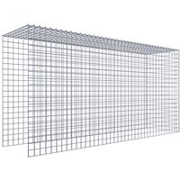 Gabiona Gabione, silbergrau, Maschenweite 5 cm x 5 cm, Spirale – silberfarben Gabiona Gabione, silbergrau, Maschenweite 5 cm x 5 cm, Spirale – silberfarben