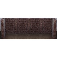 Gabiona Gabionen-Mülltonnenverkleidung, galvanisch verzinkter Stahl – silberfarben Gabiona Gabionen-Mülltonnenverkleidung, galvanisch verzinkter Stahl – silberfarben