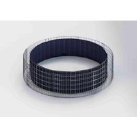 Gabiona Hochbeet, galvanisch verzinkter Stahl – silberfarben Gabiona Hochbeet, galvanisch verzinkter Stahl – silberfarben