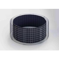 Gabiona Hochbeet, galvanisch verzinkter Stahl – silberfarben Gabiona Hochbeet, galvanisch verzinkter Stahl – silberfarben