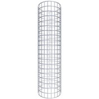 Gabiona Gabionensäule, silbergrau, Maschenweite 5 cm x 5 cm – silberfarben Gabiona Gabionensäule, silbergrau, Maschenweite 5 cm x 5 cm – silberfarben