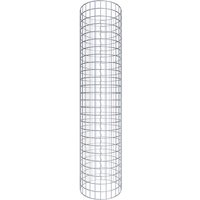 Gabiona Gabionensäule, silbergrau, Maschenweite 5 cm x 5 cm – silberfarben Gabiona Gabionensäule, silbergrau, Maschenweite 5 cm x 5 cm – silberfarben