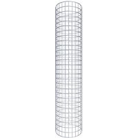 Gabiona Gabionensäule, silbergrau, Maschenweite 5 cm x 5 cm – silberfarben Gabiona Gabionensäule, silbergrau, Maschenweite 5 cm x 5 cm – silberfarben
