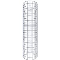 Gabiona Gabionensäule, silbergrau, Maschenweite 5 cm x 5 cm – silberfarben Gabiona Gabionensäule, silbergrau, Maschenweite 5 cm x 5 cm – silberfarben