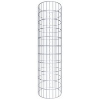 Gabiona Gabionensäule, silbergrau, Maschenweite 5 cm x 10 cm – silberfarben Gabiona Gabionensäule, silbergrau, Maschenweite 5 cm x 10 cm – silberfarben