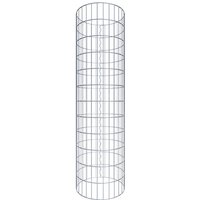 Gabiona Gabionensäule, silbergrau, Maschenweite 5 cm x 10 cm – silberfarben Gabiona Gabionensäule, silbergrau, Maschenweite 5 cm x 10 cm – silberfarben