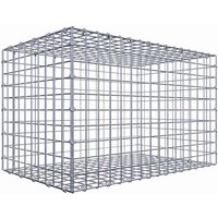 Gabiona Gabione, silbergrau, Maschenweite 5 cm x 5 cm, C-Ring – silberfarben Gabiona Gabione, silbergrau, Maschenweite 5 cm x 5 cm, C-Ring – silberfarben