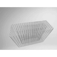 Gabiona Gabione, feuerverzinkter Stahl – silberfarben Gabiona Gabione, feuerverzinkter Stahl – silberfarben