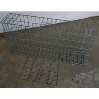 Gabiona Gabione, feuerverzinkter Stahl – silberfarben Gabiona Gabione, feuerverzinkter Stahl – silberfarben