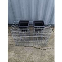 Gabiona Gabione, feuerverzinkter Stahl – silberfarben Gabiona Gabione, feuerverzinkter Stahl – silberfarben