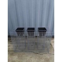 Gabiona Gabione, feuerverzinkter Stahl – silberfarben Gabiona Gabione, feuerverzinkter Stahl – silberfarben