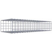 Gabiona Gabione, silbergrau, Maschenweite 5 cm x 5 cm, C-Ring – silberfarben Gabiona Gabione, silbergrau, Maschenweite 5 cm x 5 cm, C-Ring – silberfarben