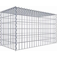 Gabiona Gabione, silbergrau, Maschenweite 5 cm x 10 cm, Spirale – silberfarben Gabiona Gabione, silbergrau, Maschenweite 5 cm x 10 cm, Spirale – silberfarben