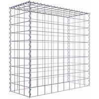 Gabiona Gabione, silbergrau, Maschenweite 10 cm x 10 cm, Spirale – silberfarben Gabiona Gabione, silbergrau, Maschenweite 10 cm x 10 cm, Spirale – silberfarben