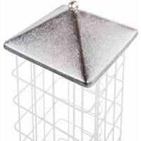 Gabiona Gabionen-Zubehör, feuerverzinktes Metall – silberfarben Gabiona Gabionen-Zubehör, feuerverzinktes Metall – silberfarben