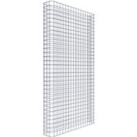 Gabiona Gabionenzaun, silbergrau, Maschenweite 5 cm x 5 cm – silberfarben Gabiona Gabionenzaun, silbergrau, Maschenweite 5 cm x 5 cm – silberfarben