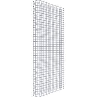 Gabiona Gabionenzaun, silbergrau, Maschenweite 5 cm x 5 cm – silberfarben Gabiona Gabionenzaun, silbergrau, Maschenweite 5 cm x 5 cm – silberfarben