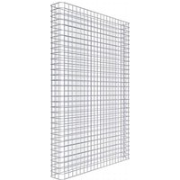 Gabiona Gabionenzaun, silbergrau, Maschenweite 5 cm x 5 cm – silberfarben Gabiona Gabionenzaun, silbergrau, Maschenweite 5 cm x 5 cm – silberfarben