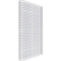 Gabiona Gabionenzaun, silbergrau, Maschenweite 5 cm x 5 cm – silberfarben Gabiona Gabionenzaun, silbergrau, Maschenweite 5 cm x 5 cm – silberfarben