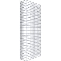 Gabiona Gabionenzaun, silbergrau, Maschenweite 5 cm x 5 cm – silberfarben Gabiona Gabionenzaun, silbergrau, Maschenweite 5 cm x 5 cm – silberfarben