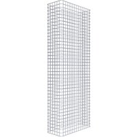 Gabiona Gabionenzaun, silbergrau, Maschenweite 5 cm x 5 cm – silberfarben Gabiona Gabionenzaun, silbergrau, Maschenweite 5 cm x 5 cm – silberfarben