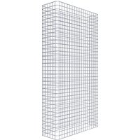 Gabiona Gabionenzaun, silbergrau, Maschenweite 5 cm x 5 cm – silberfarben Gabiona Gabionenzaun, silbergrau, Maschenweite 5 cm x 5 cm – silberfarben