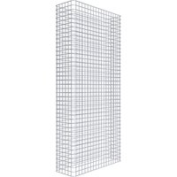 Gabiona Gabionenzaun, silbergrau, Maschenweite 5 cm x 5 cm – silberfarben Gabiona Gabionenzaun, silbergrau, Maschenweite 5 cm x 5 cm – silberfarben