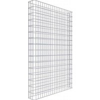 Gabiona Gabionenzaun, silbergrau, Maschenweite 5 cm x 10 cm – silberfarben Gabiona Gabionenzaun, silbergrau, Maschenweite 5 cm x 10 cm – silberfarben