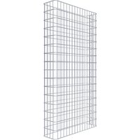 Gabiona Gabionenzaun, silbergrau, Maschenweite 5 cm x 10 cm – silberfarben Gabiona Gabionenzaun, silbergrau, Maschenweite 5 cm x 10 cm – silberfarben