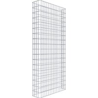 Gabiona Gabionenzaun, silbergrau, Maschenweite 5 cm x 10 cm – silberfarben Gabiona Gabionenzaun, silbergrau, Maschenweite 5 cm x 10 cm – silberfarben