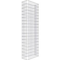 Gabiona Gabionenzaun, silbergrau, Maschenweite 5 cm x 10 cm – silberfarben Gabiona Gabionenzaun, silbergrau, Maschenweite 5 cm x 10 cm – silberfarben