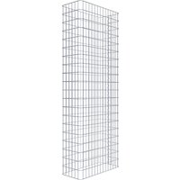 Gabiona Gabionenzaun, silbergrau, Maschenweite 5 cm x 10 cm – silberfarben Gabiona Gabionenzaun, silbergrau, Maschenweite 5 cm x 10 cm – silberfarben